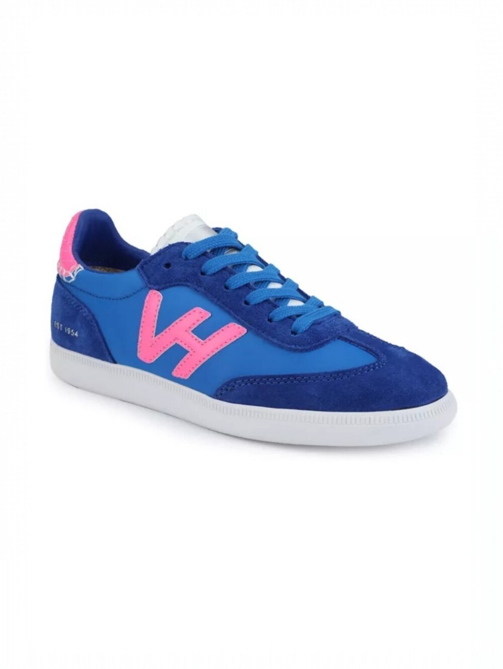 Vintage Havana Crisp Sneakers Electric Blue Pink Colorblock Lace Up Women 7 NWOT